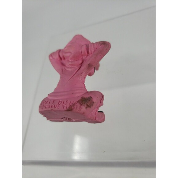 Walt Disney Productions Goofy Pink Rubber Figure 1960s Rare Uncommon Vintage - Picture 13 of 16